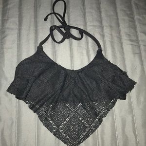 Black swimsuit top